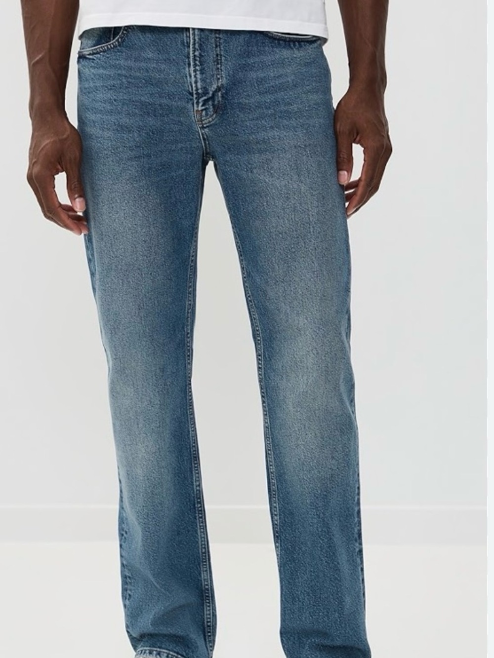 Citizens Of Humanity Straight-Leg Jeans in Medium Blue Wash